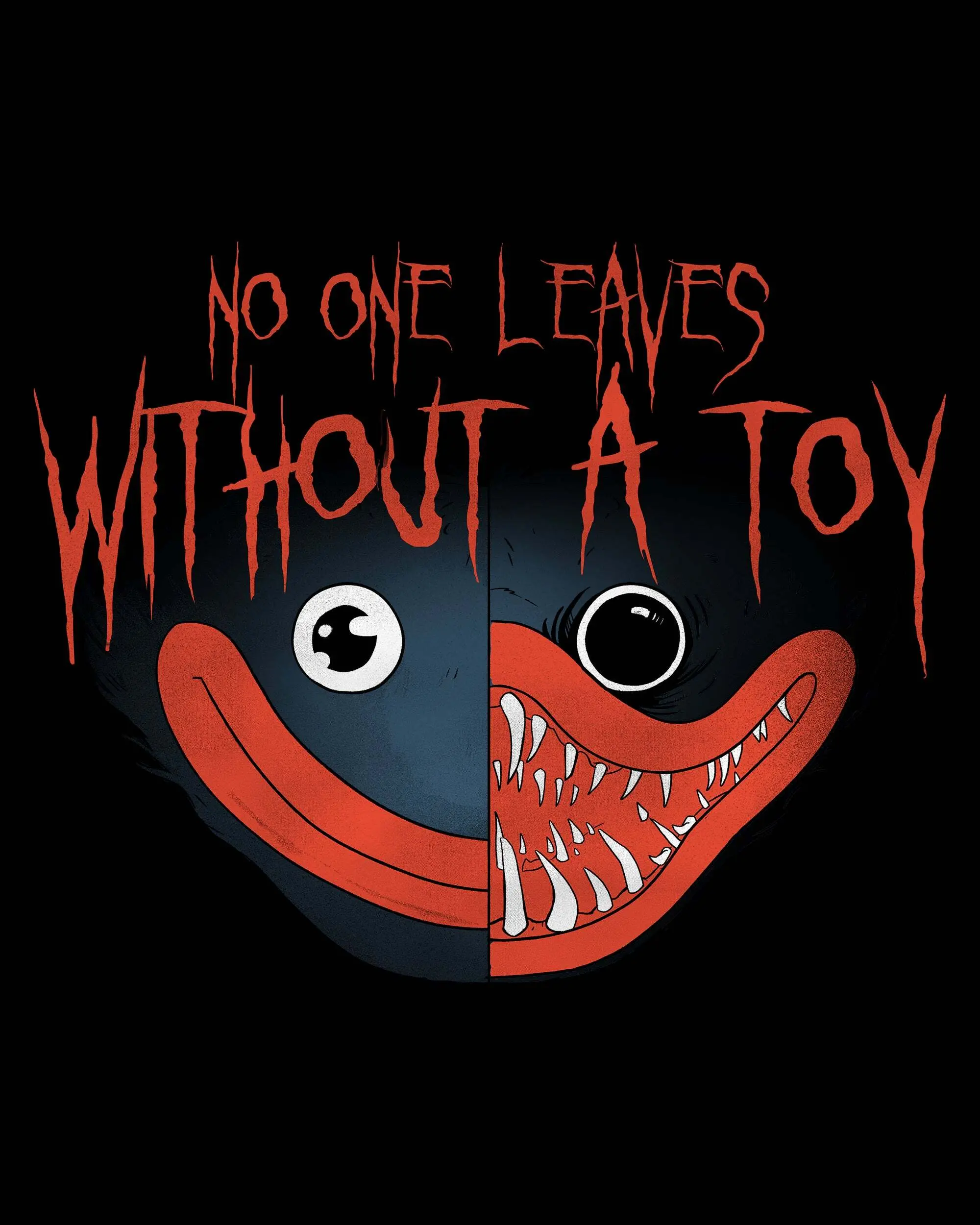 Huggy Wuggy "No One Leaves" Tee - Image 2