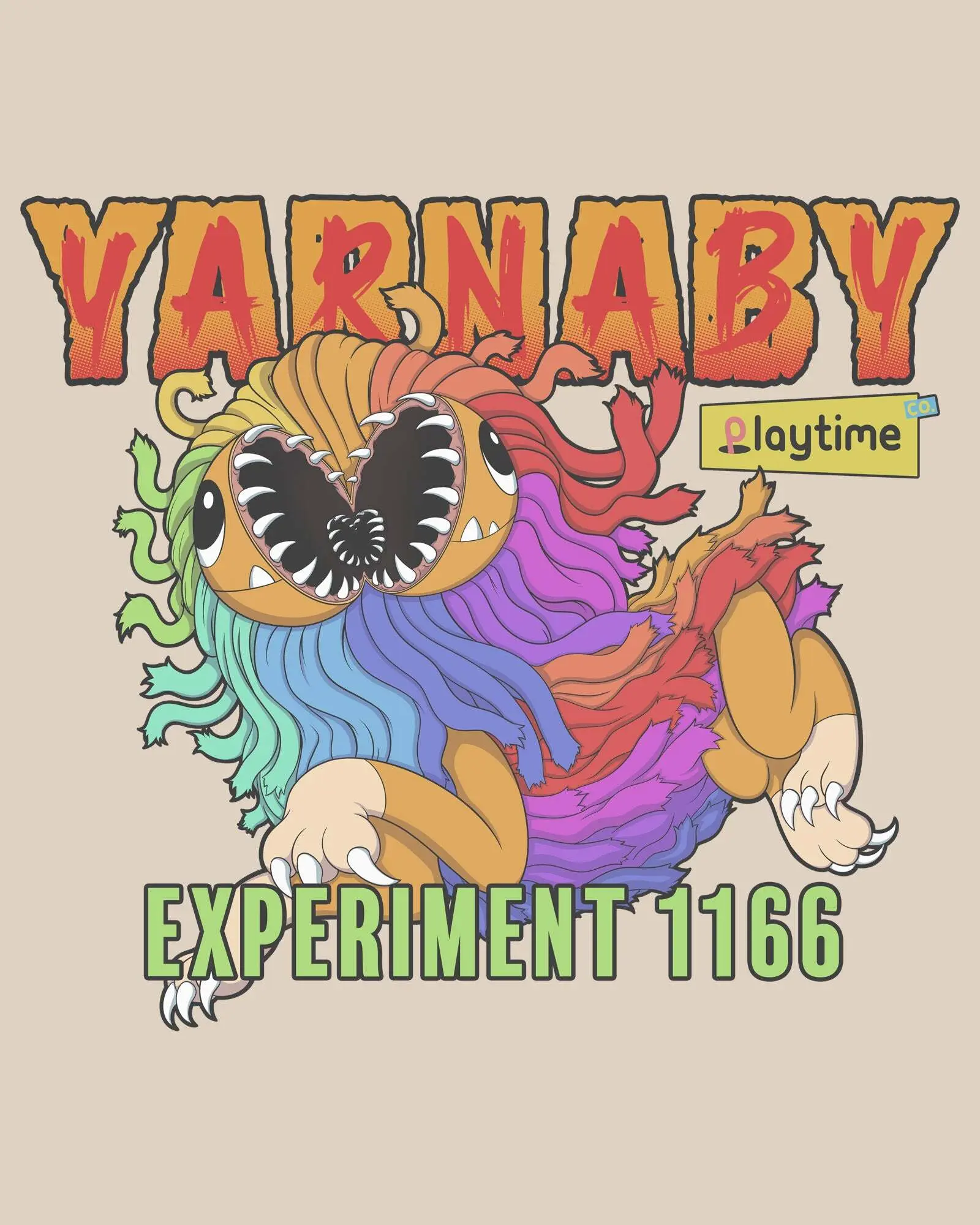 Yarnaby Open Mouth Attack Tee - Image 3