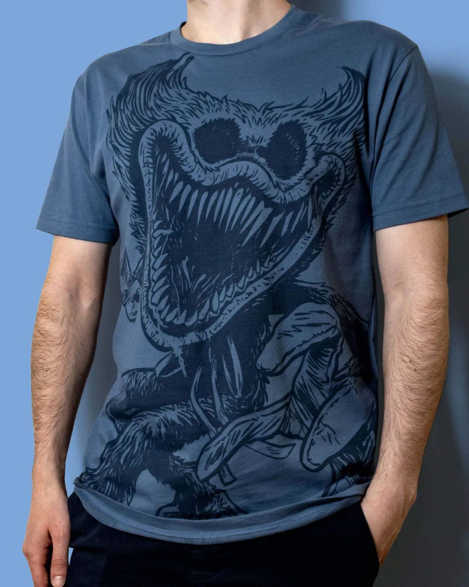 Nightmare Huggy Wuggy Oversize Print Tee - Image 2