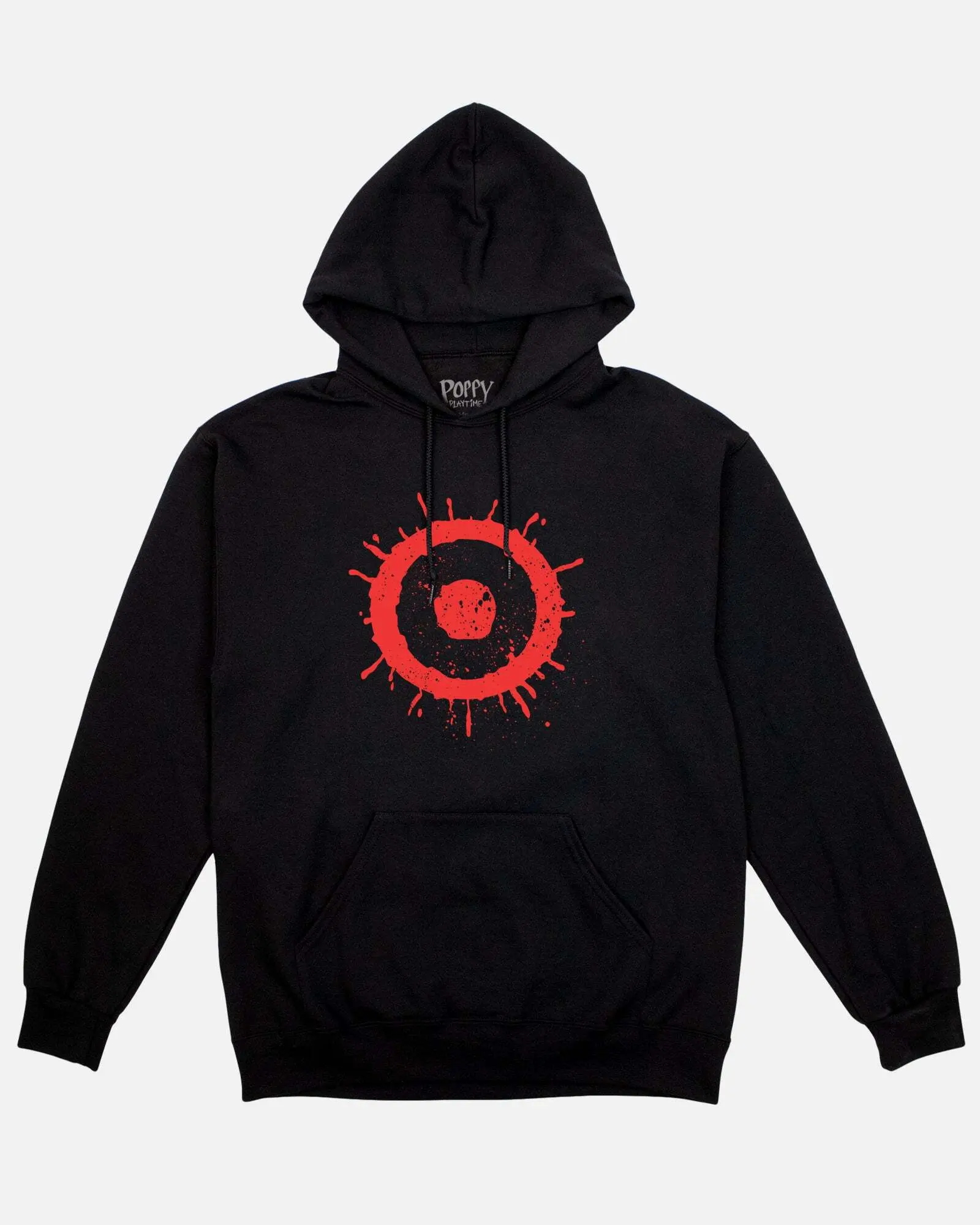 The Doctor All Over Eyes Black Drawstring Hoodie